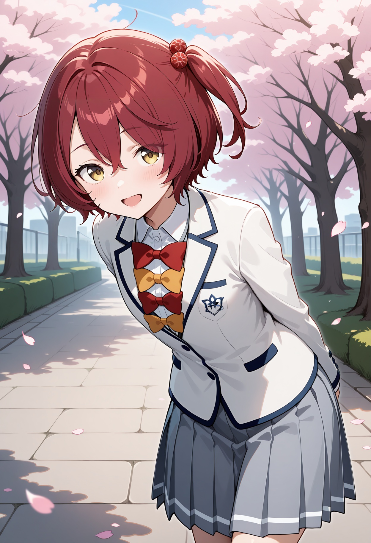 aakomari,  short hair,  red hair on Tensor.Art