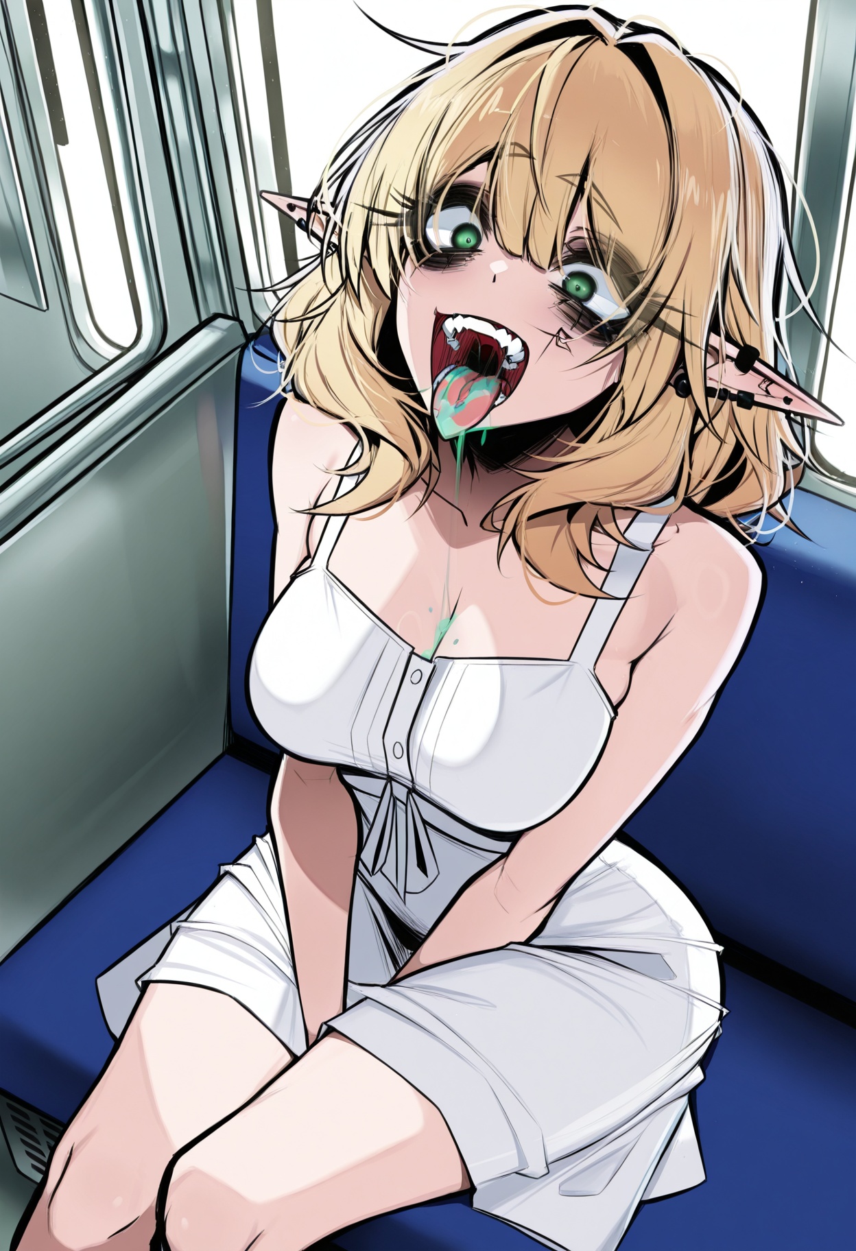 solo,  1girl,  pointed ears on Tensor.Art
