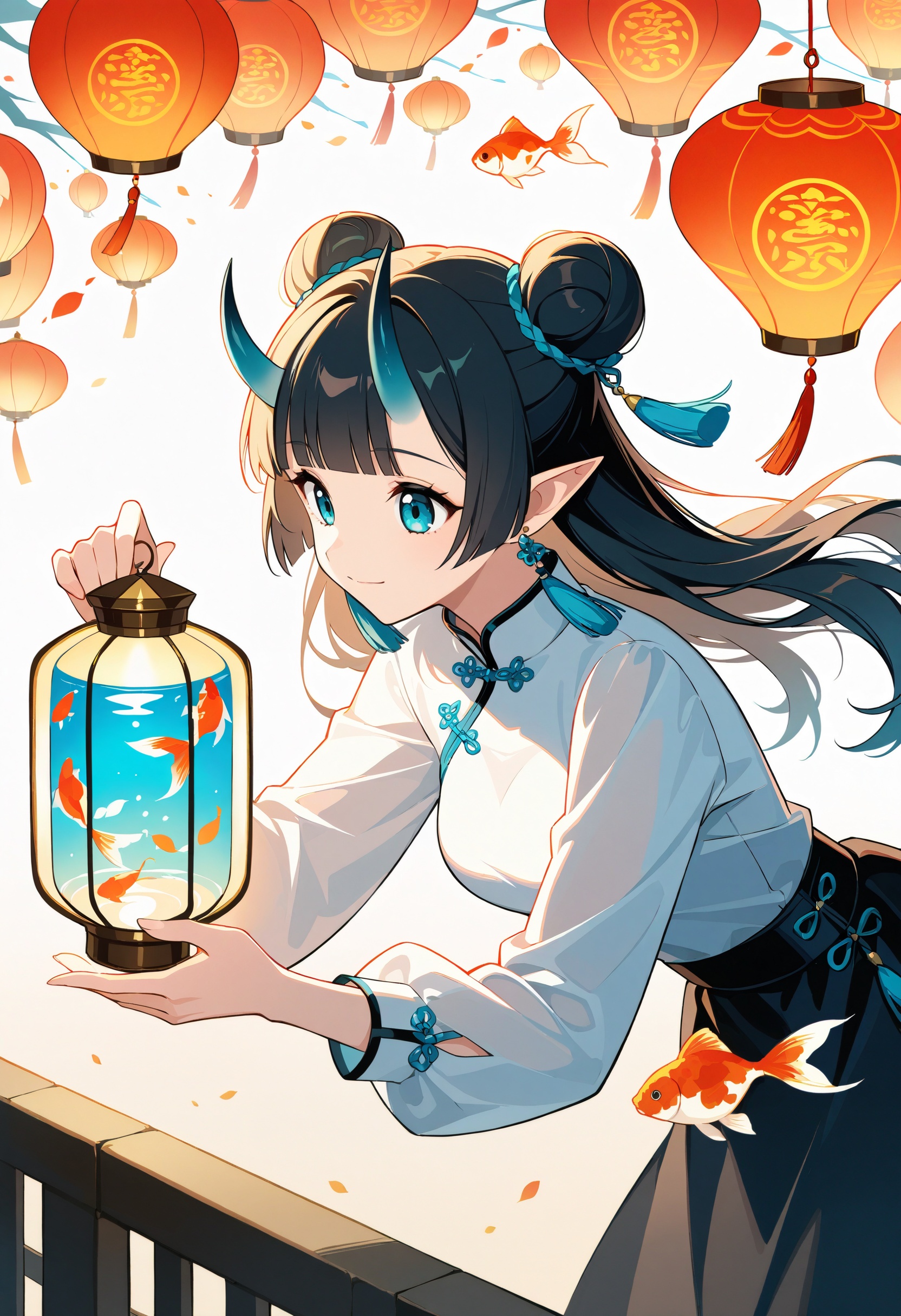 1girl,  solo,  long hair on Tensor.Art