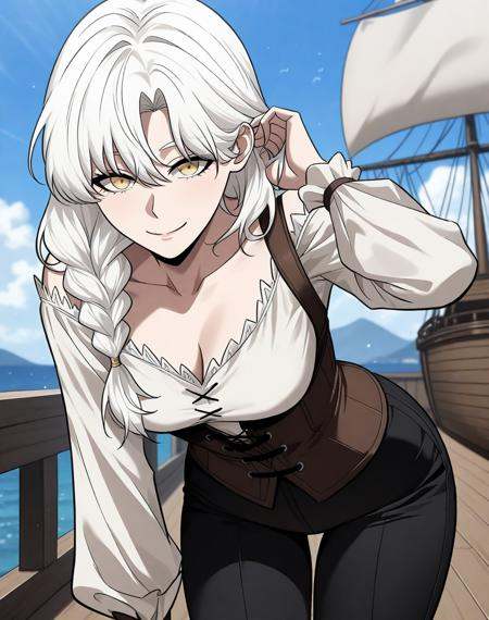friacis_il,  friacis_pirate,  white hair on Tensor.Art