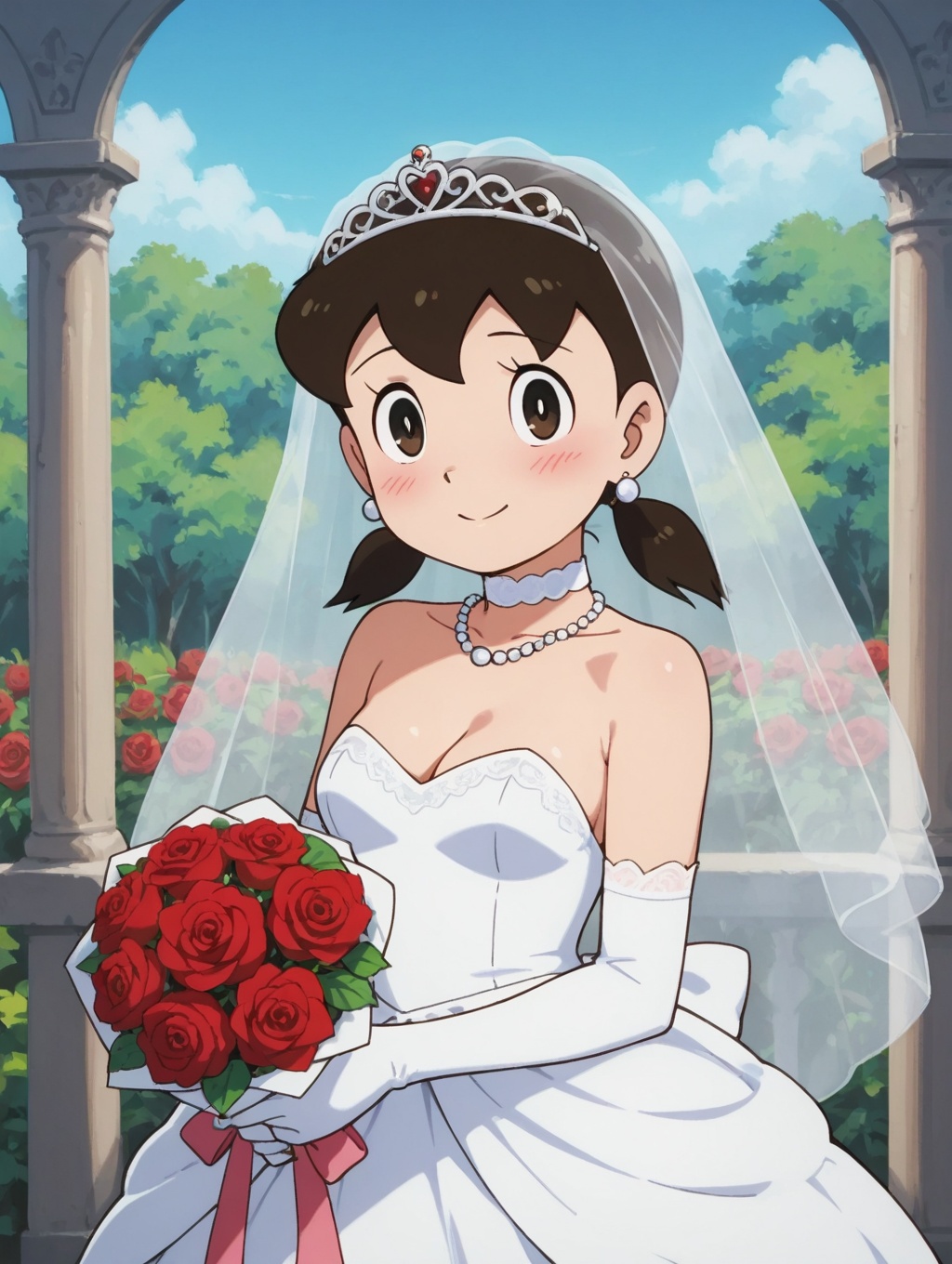 anime coloring,  minamoto shizuka,  1girl on Tensor.Art
