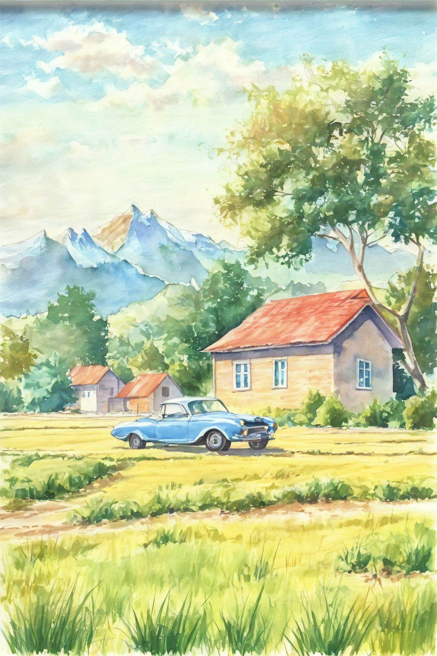 no humans,  traditional media,  scenery on Tensor.Art