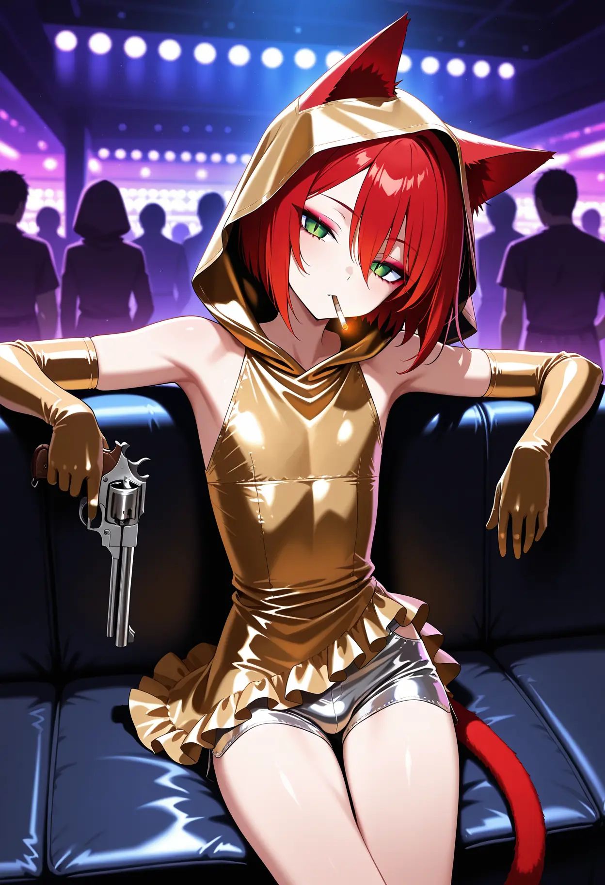 1boy,  trap,  flat chest on Tensor.Art