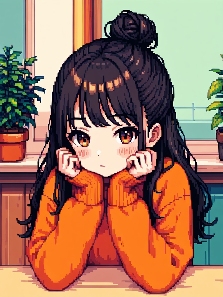 1girl,  solo,  long hair on Tensor.Art