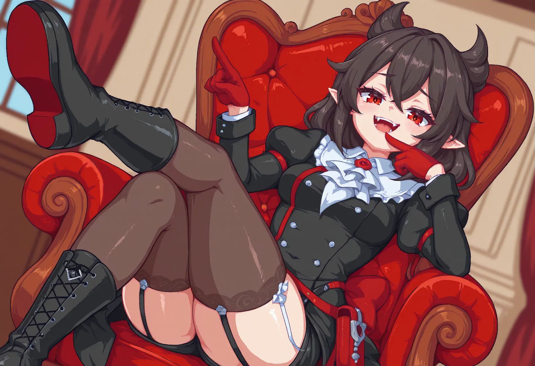 1girl,  solo,  blurry background on Tensor.Art