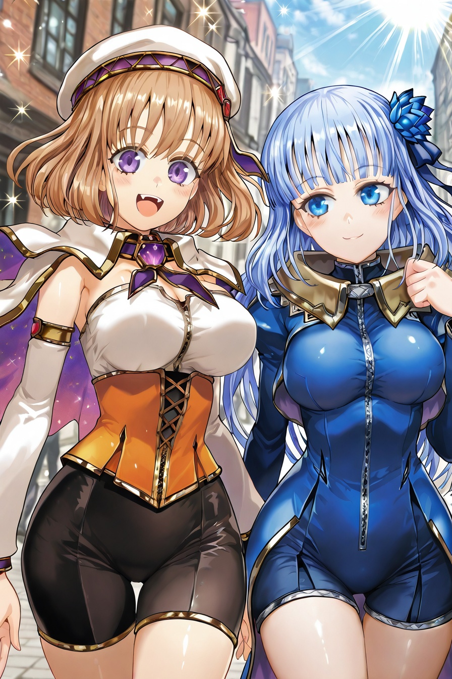 iseoji,  multiple girls,  2girls on Tensor.Art