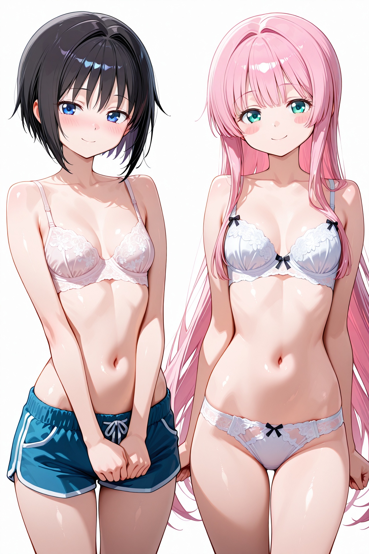 illustration,  CG,  shiny hair on Tensor.Art