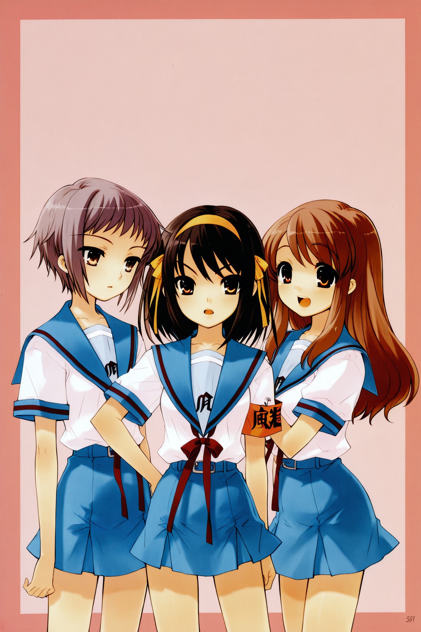 3girls,  nagato yuki,  asahina mikuru on Tensor.Art