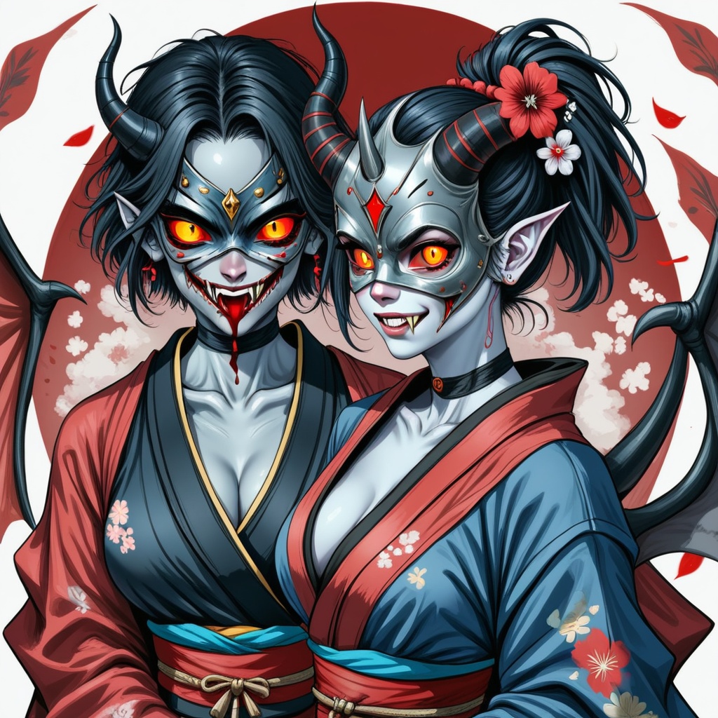 naboka,  scsource_anime,  fangs on Tensor.Art
