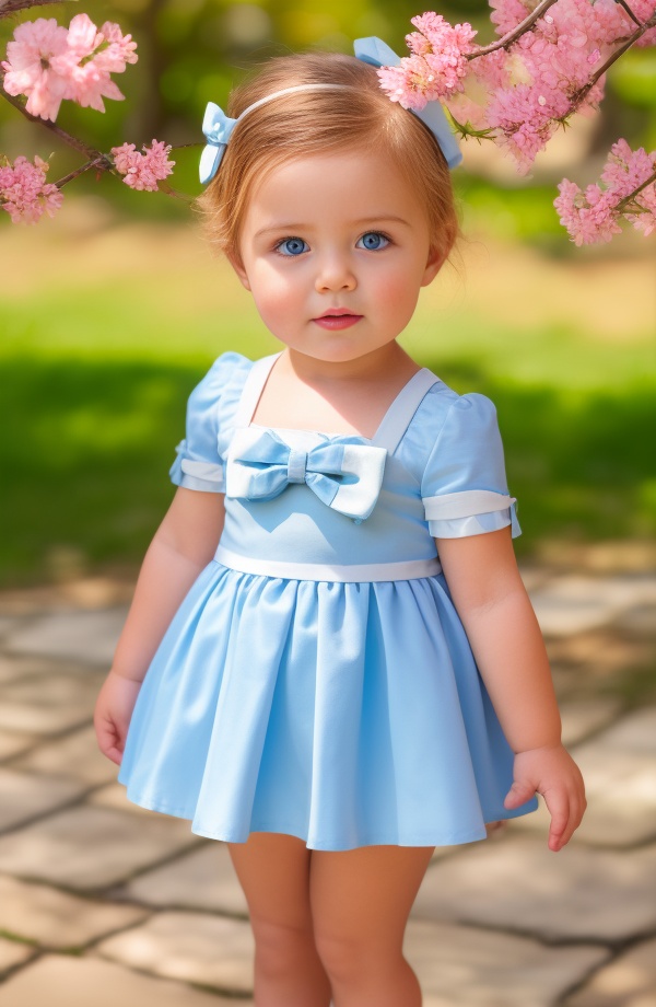 photo of a toddler girl 5 year-old,  standing,  (((upper body shot))) on Tensor.Art