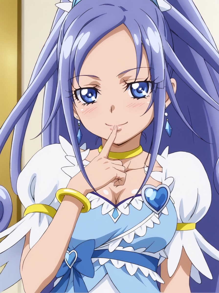 curediamond,  large breasts,  half-closed eyes on Tensor.Art