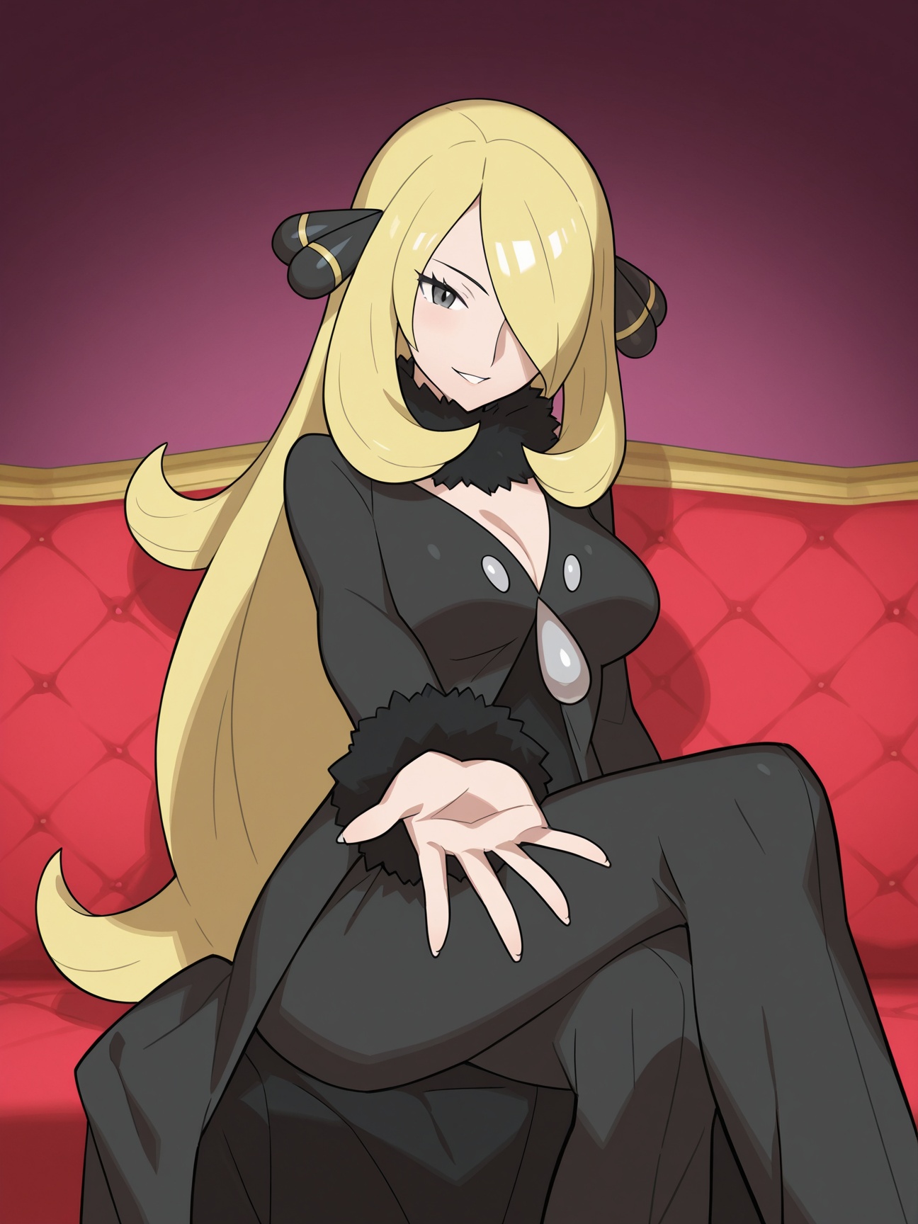 saitou naoki,  official style,  cynthia \(pokemon\) on Tensor.Art