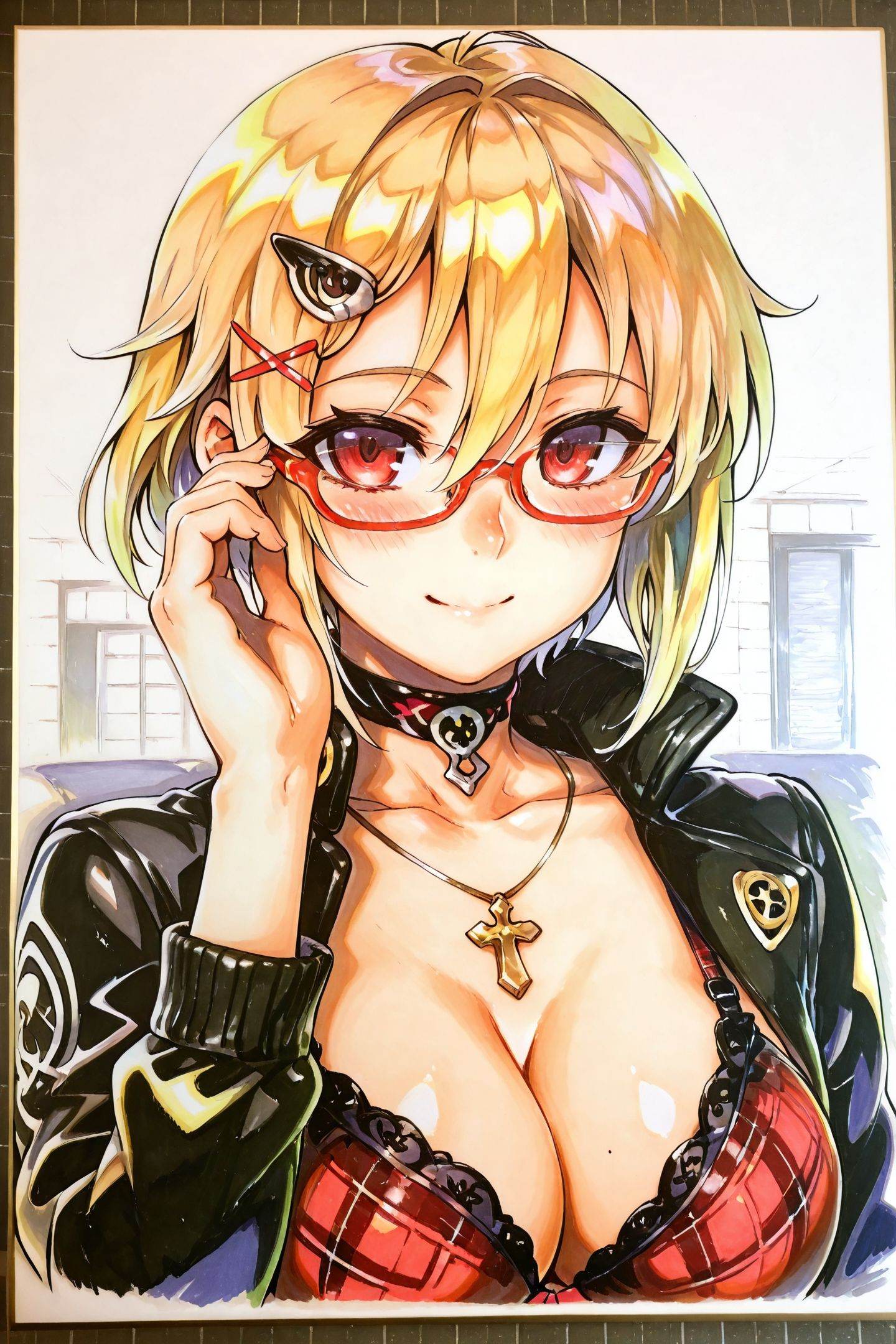 1girl,  breasts,  blonde hair on Tensor.Art