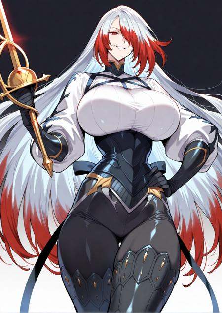 female,  skinny,  huge breasts on Tensor.Art