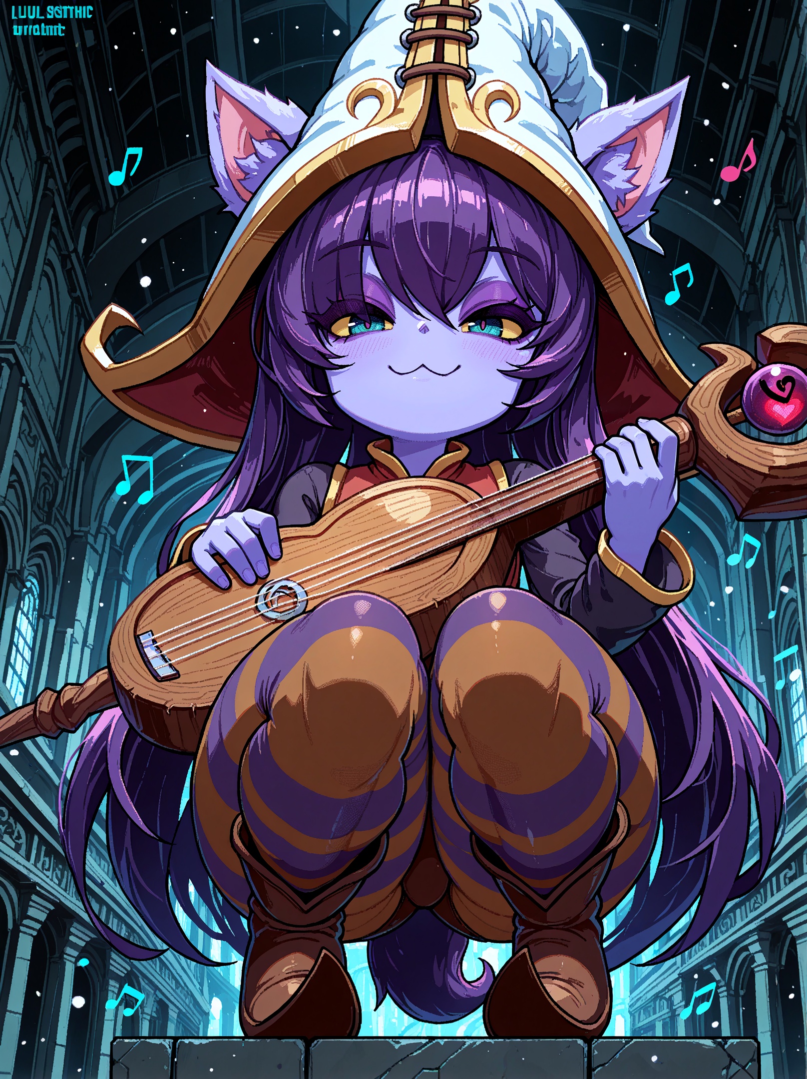 1girl,  lulu \(league of legends\),  amazing quality on Tensor.Art