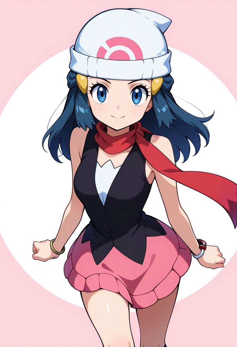 zzDawn,  blue hair,  blue eyes on Tensor.Art