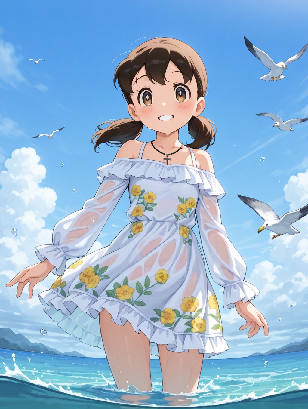minamoto shizuka,  1girl,  solo on Tensor.Art