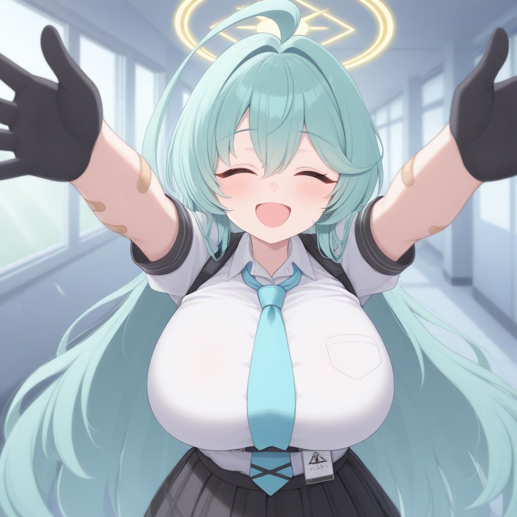 1girl,  solo,  huge breasts on Tensor.Art
