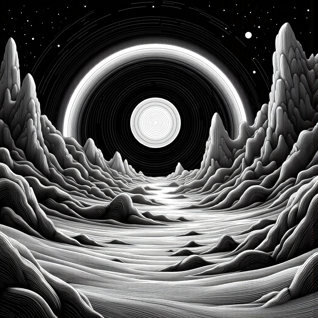 monochrome,  lineart,  dark on Tensor.Art