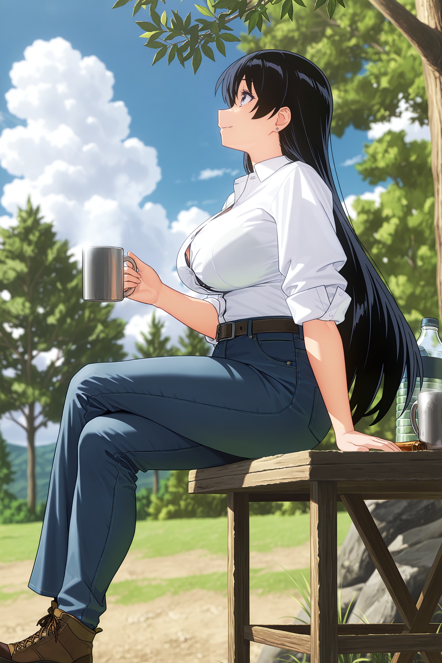 Nagi Arato,  solo,  breasts on Tensor.Art