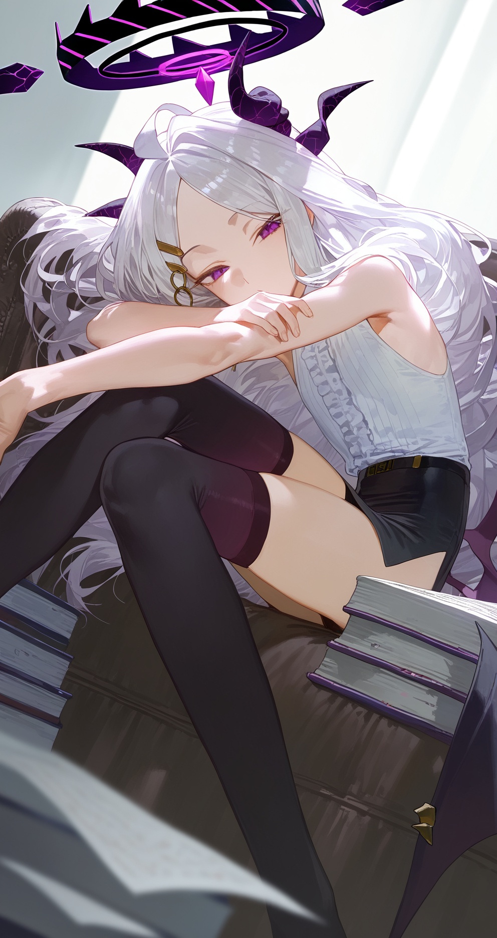 very awa,  1girl,  hina \(blue archive\) on Tensor.Art