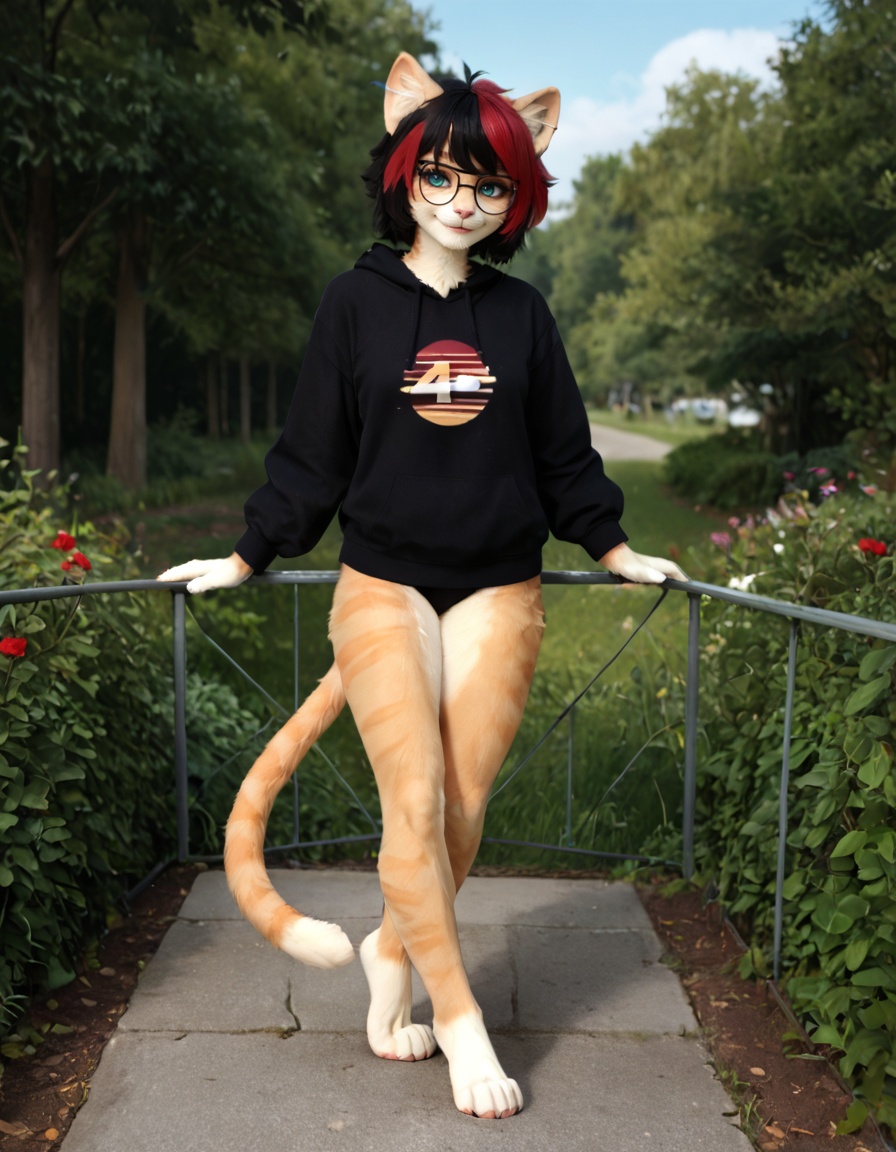 outdoors,  full body,  smile on Tensor.Art
