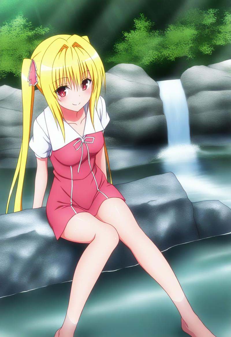 sysdeep_yami,  blonde hair,  red eyes on Tensor.Art