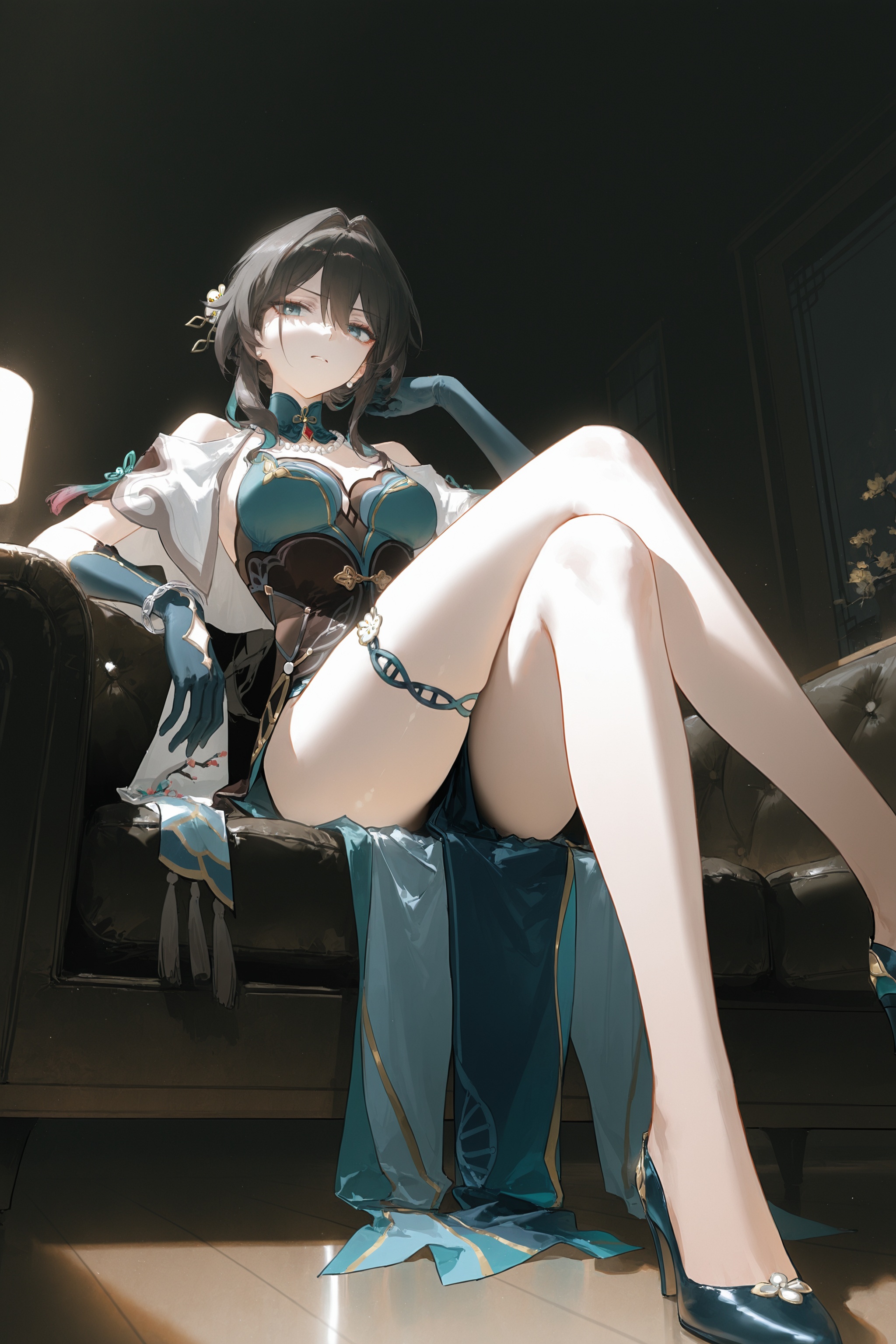 1girl,  ruan mei \(honkai: star rail\),  solo on Tensor.Art