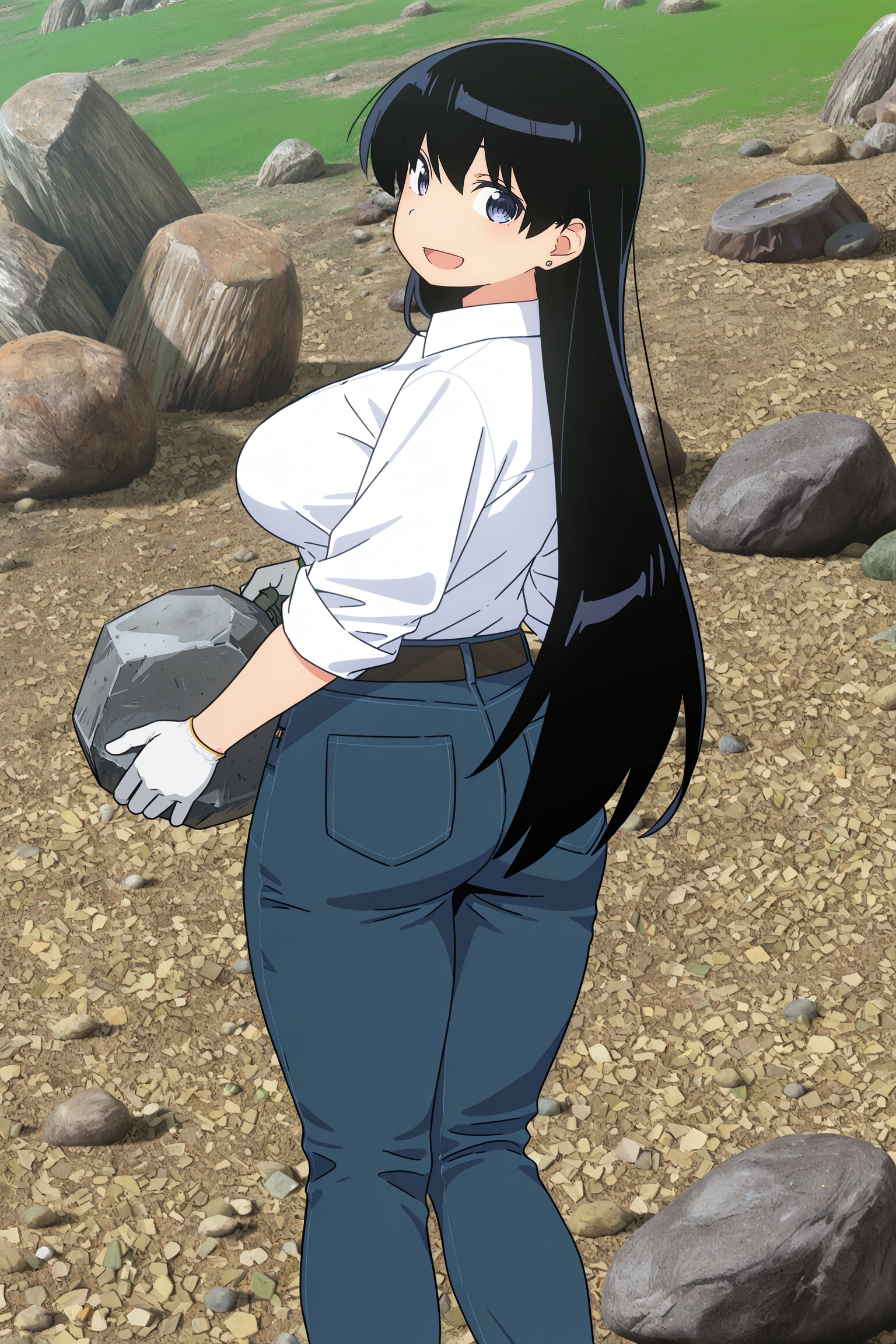 Nagi Arato,  solo,  breasts on Tensor.Art