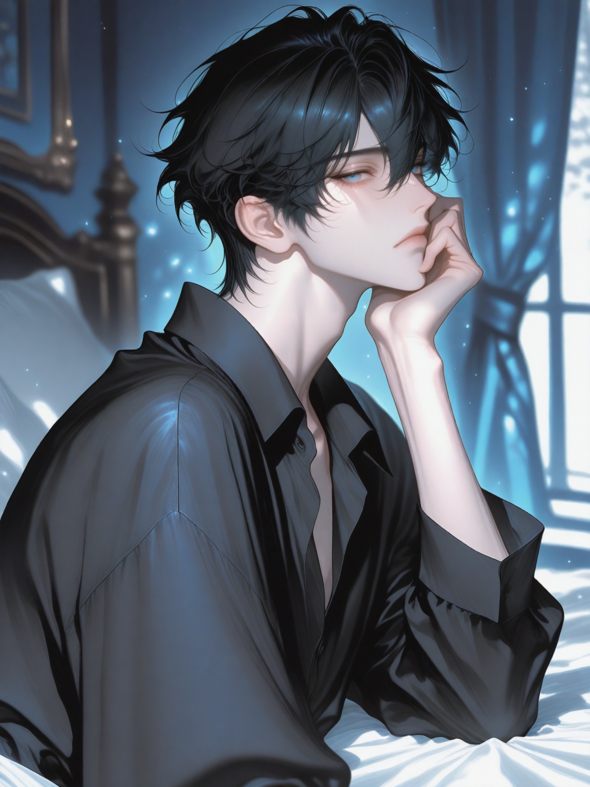 1boy,  bishounen,  solo on Tensor.Art