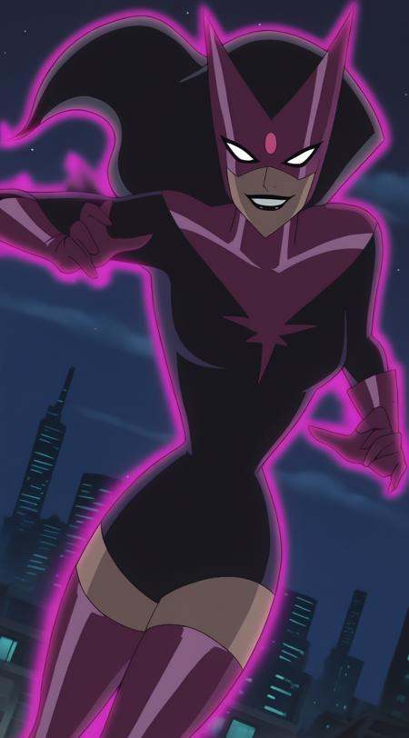 ssjlu,  purple bodysuit,  purple thighhighs on Tensor.Art
