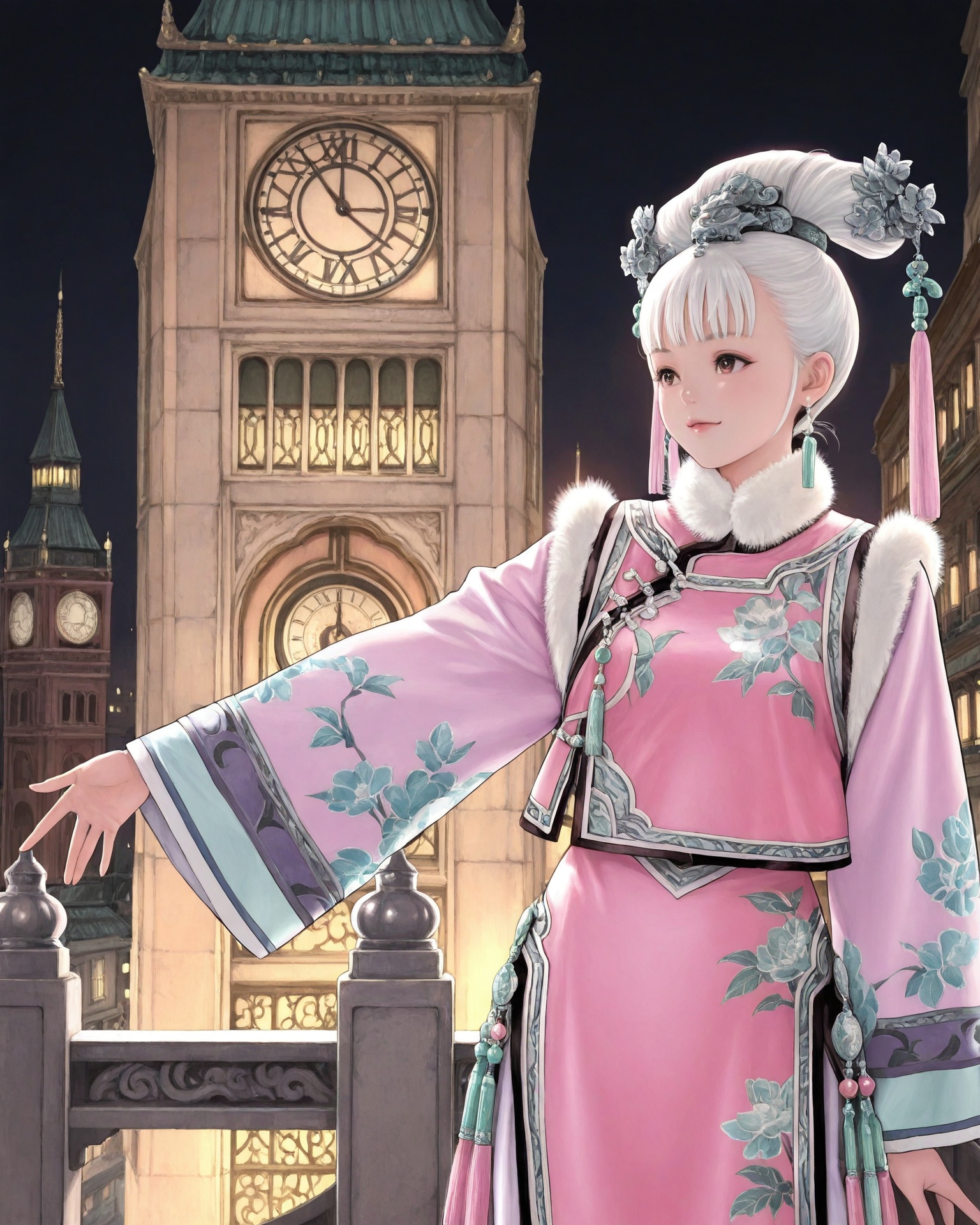 1girl,  winqingfa,  winqingfa clothing on Tensor.Art