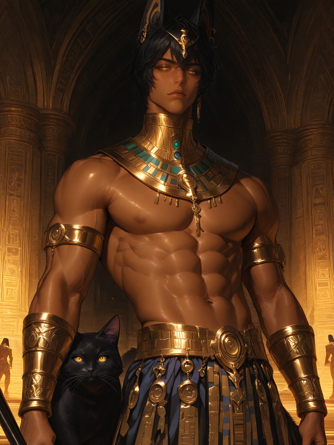 1boy,  muscular,  indoors on Tensor.Art