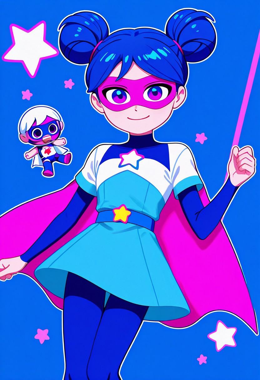 starbeam,  1girl,  superhero on Tensor.Art