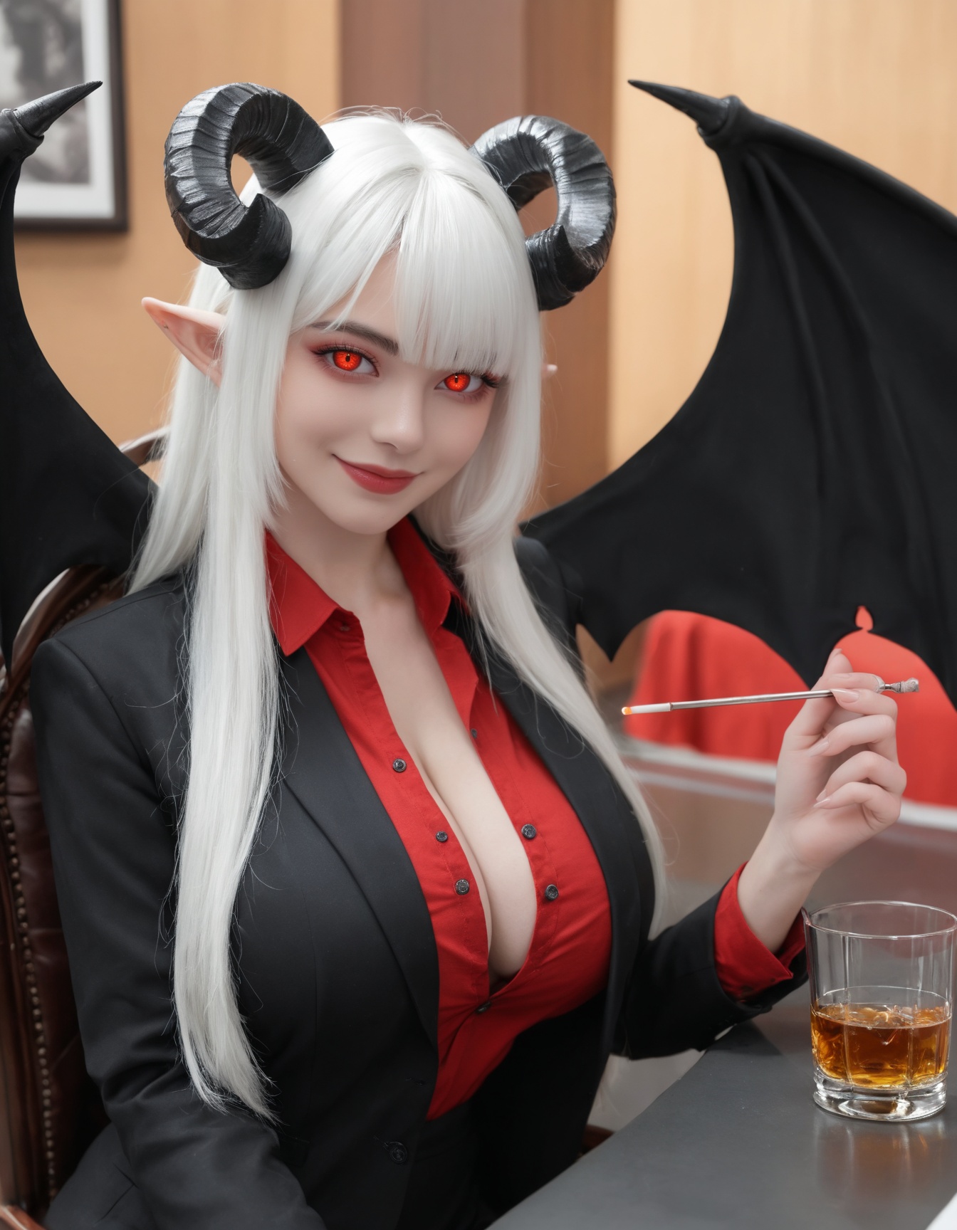 SuchCosplayBreaksolo,  female,  long white hair on Tensor.Art