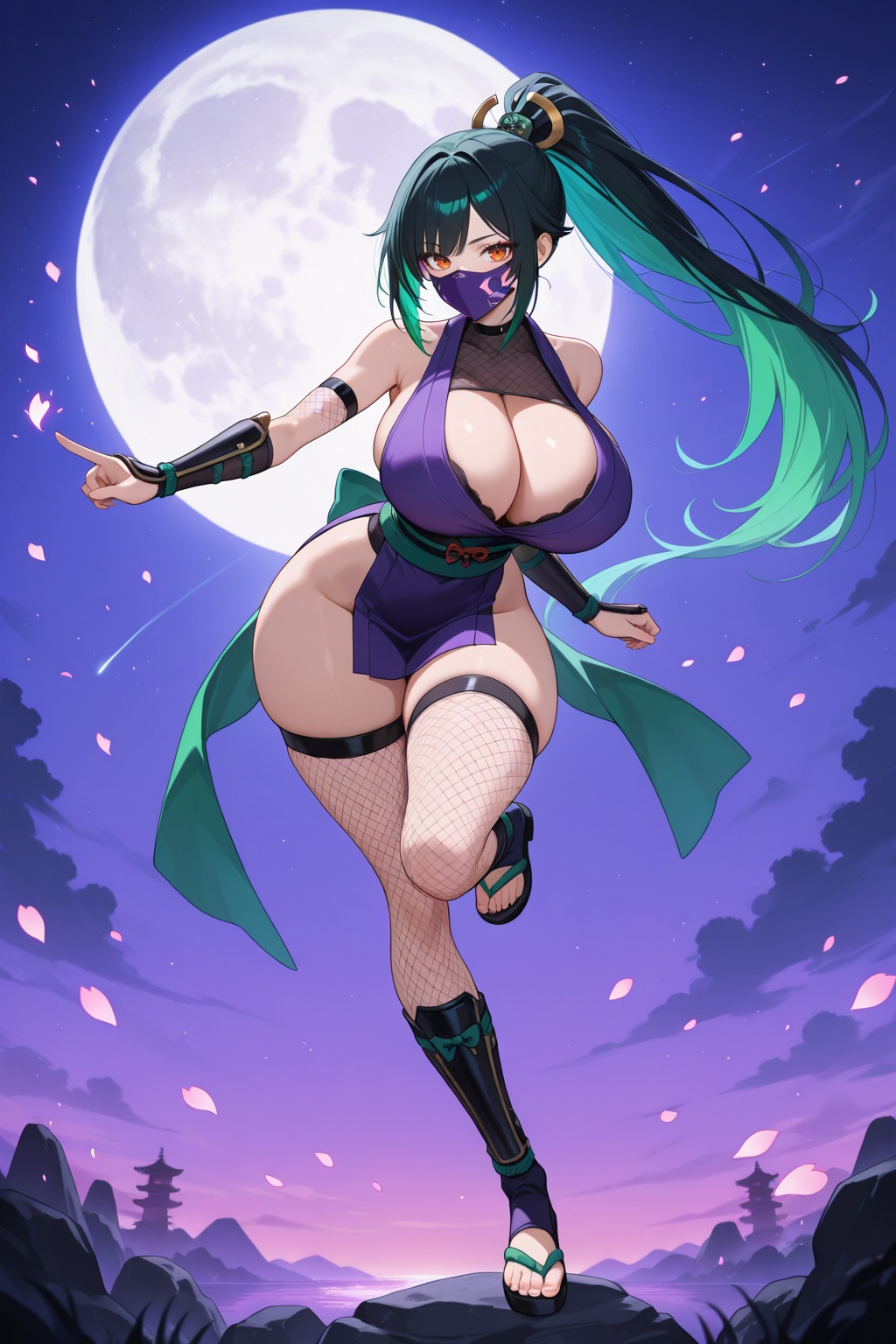 1girl,  skinny,  curvy on Tensor.Art
