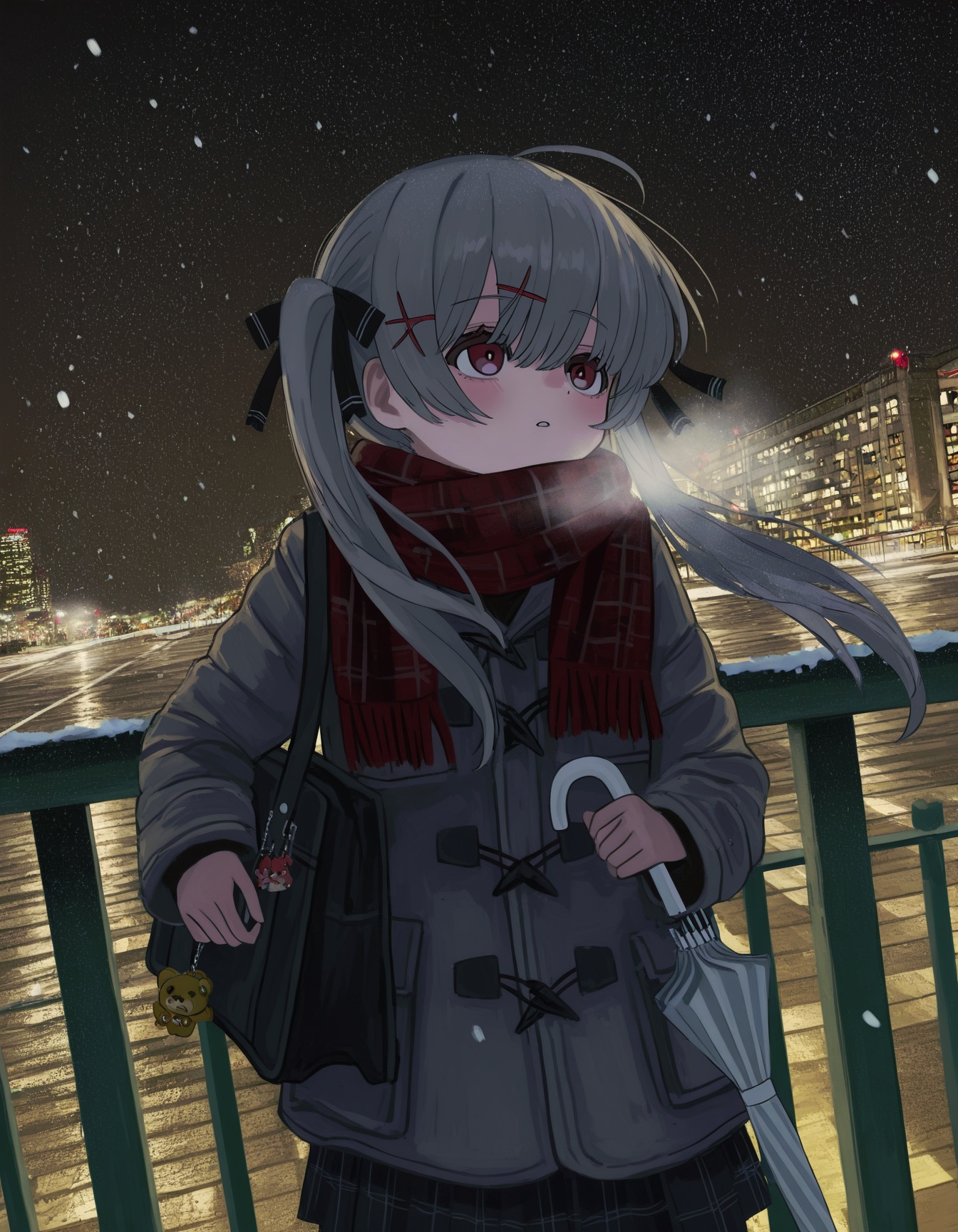 1girl,  short girl,  red eyes on Tensor.Art