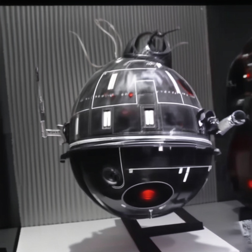 Floating interrogator droid,  star wars on Tensor.Art