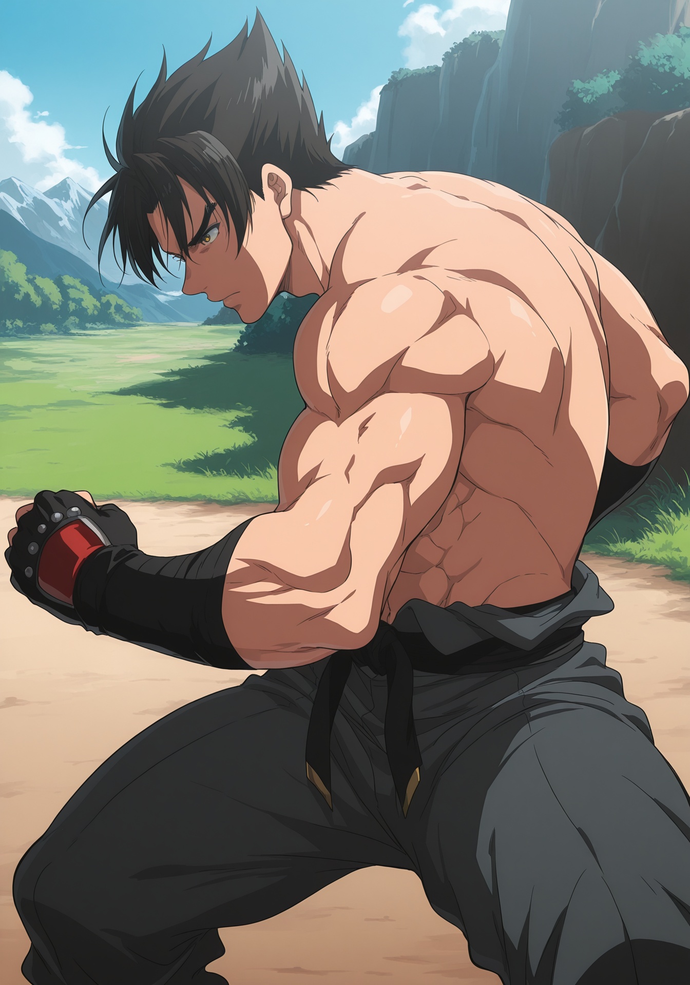 VEvergarden,  1boy,  kazama jin on Tensor.Art