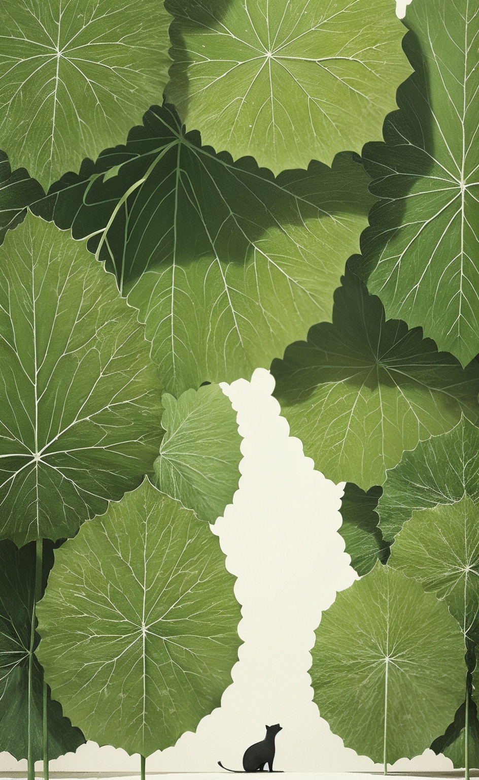 miluo_chahualv, green theme, no humans, leaf, silhouette, plant<lora:艺术插画_sd1.5-lora-v1.0:0.8>