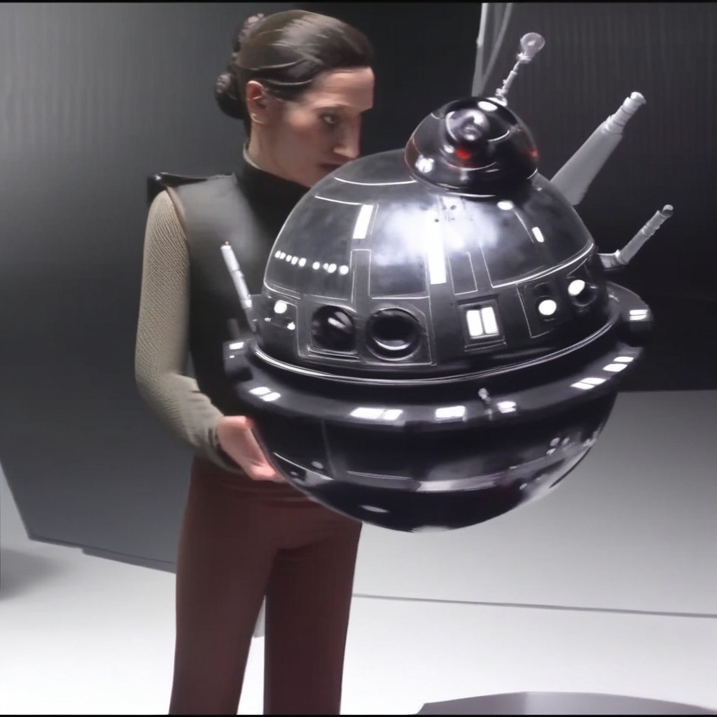 Floating interrogator droid,  star wars on Tensor.Art