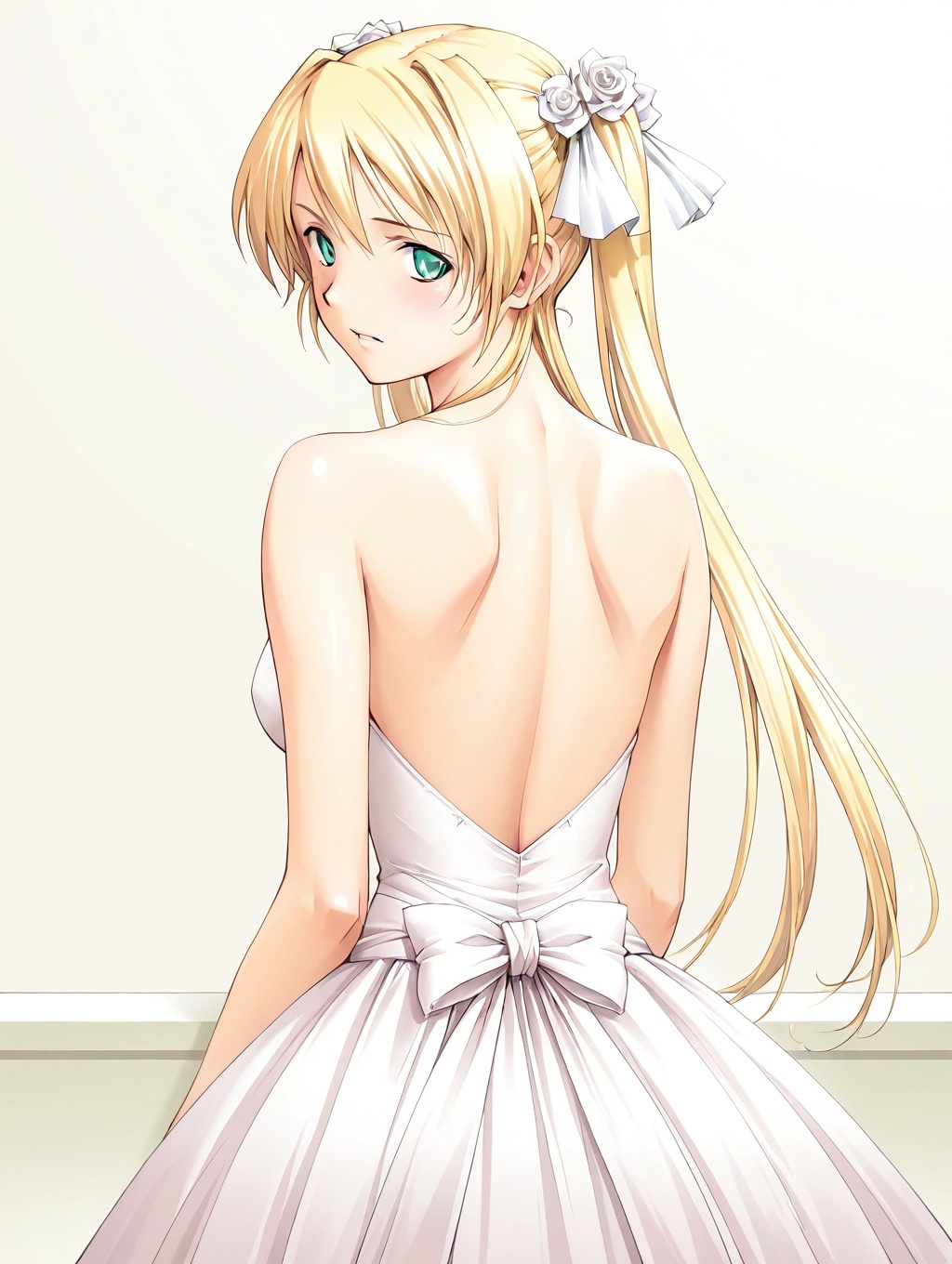 akehime saki,  twintails,  blonde hair on Tensor.Art