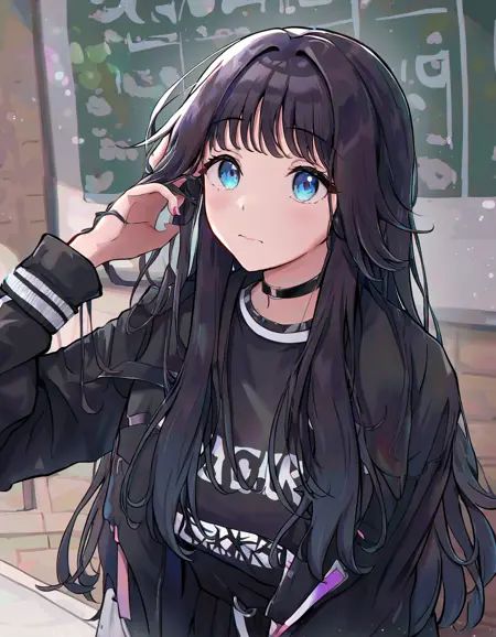 1girl,  waguri kaoruko,  kaoru hana wa rin to saku ((streetwear outfit)) on Tensor.Art