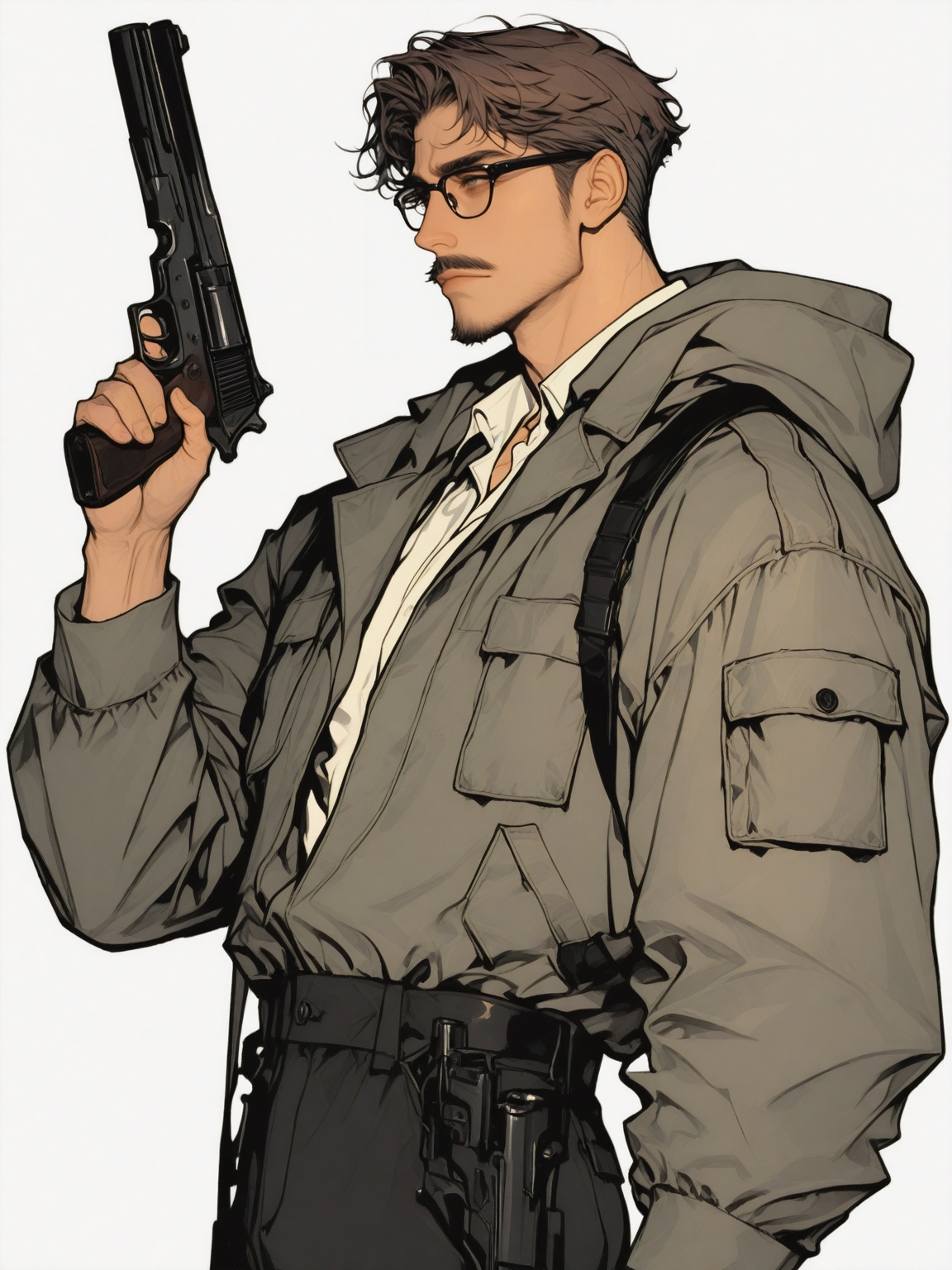 1boy,  mature male,  solo on Tensor.Art