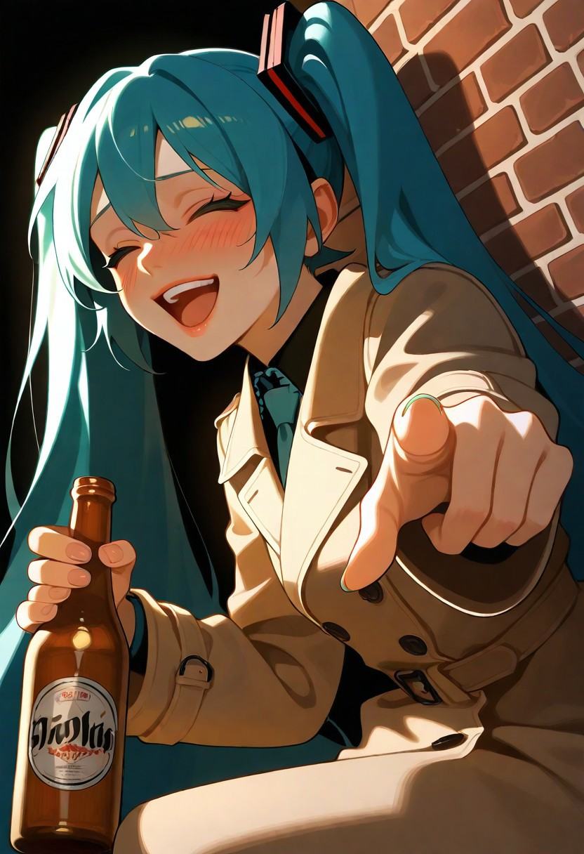 1girl,  solo,  hatsune miku on Tensor.Art