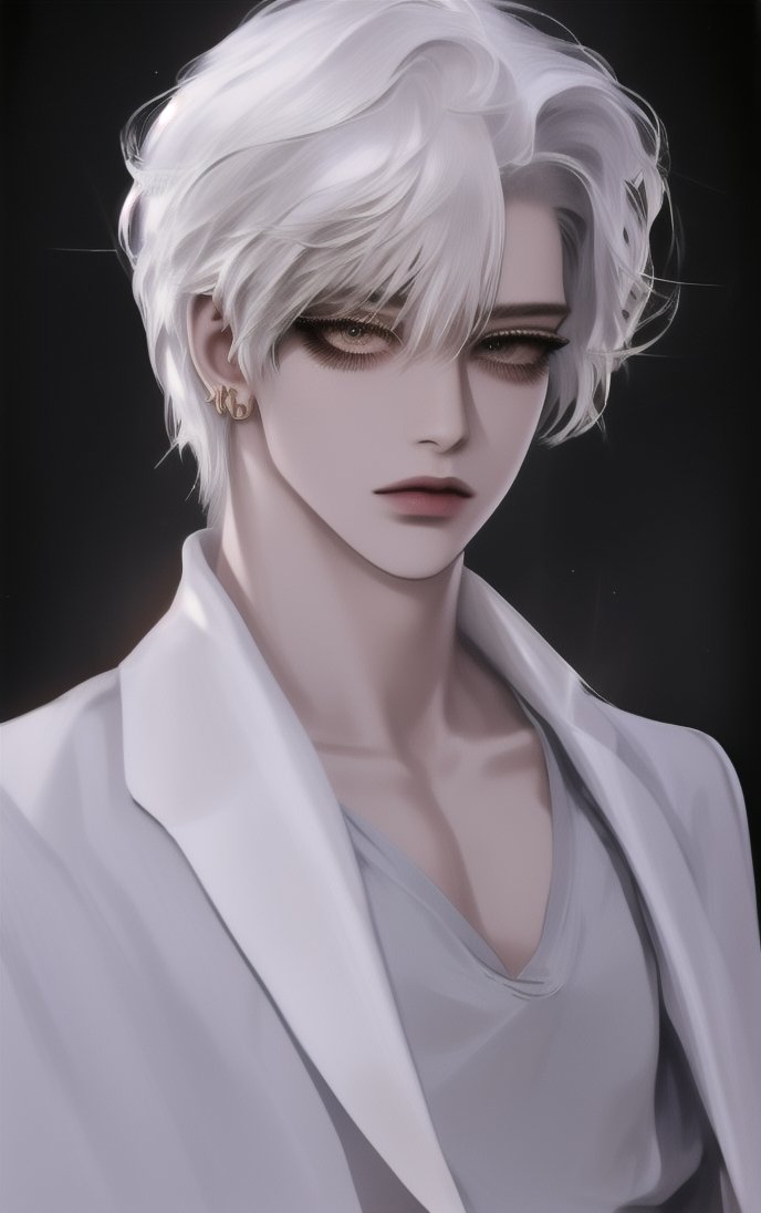 portrait,  young man ,  golden skin on Tensor.Art