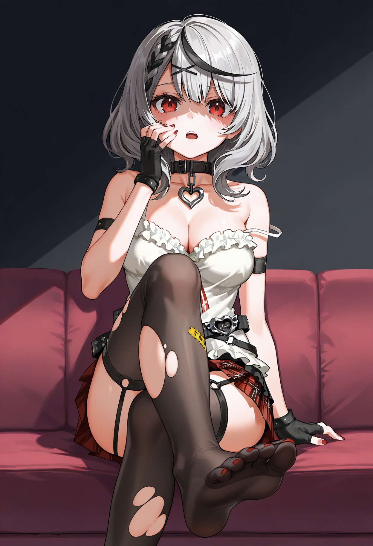 1girl,  sakamata chloe,  sakamata chloe \(1st costume\) on Tensor.Art