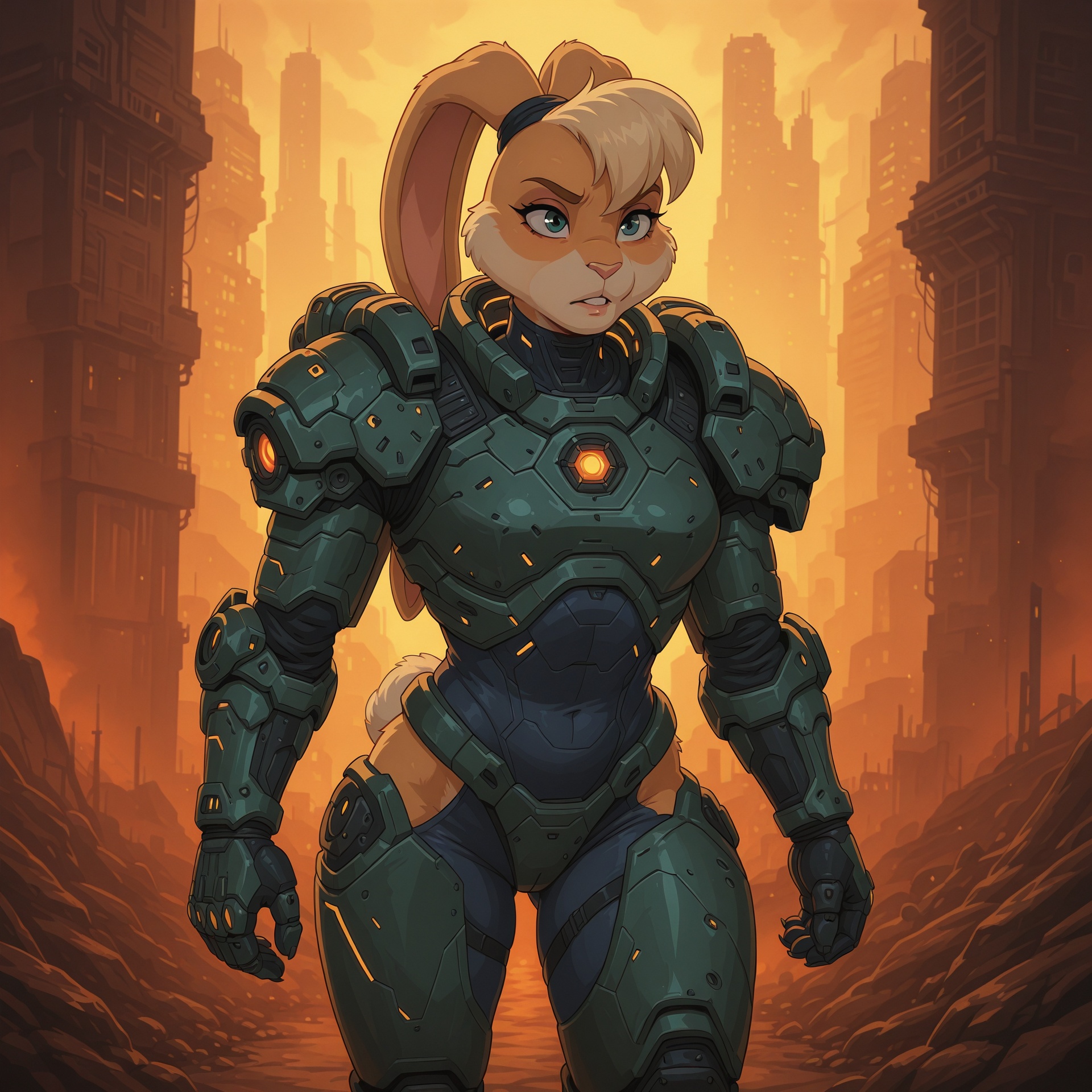 Lola Bunny,  solo,  furry on Tensor.Art