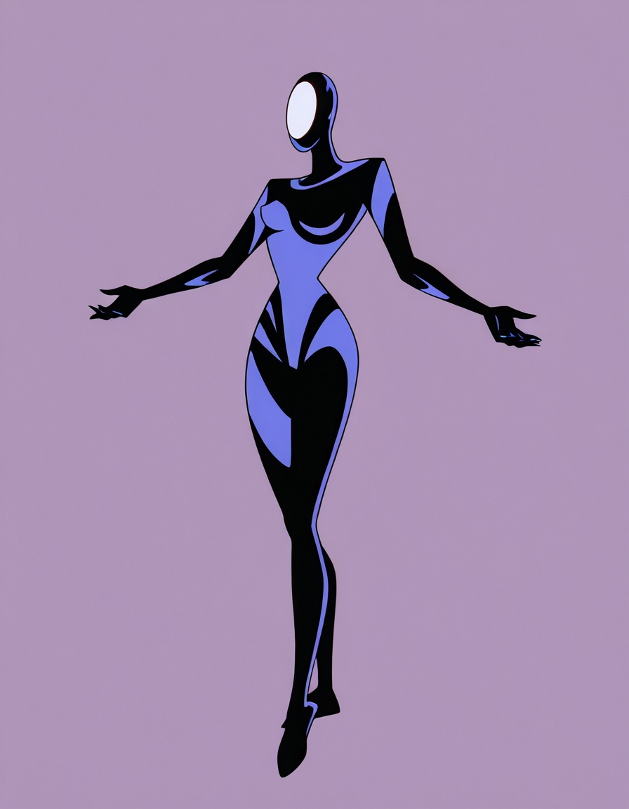 simple background,  inque,  bodysuit on Tensor.Art