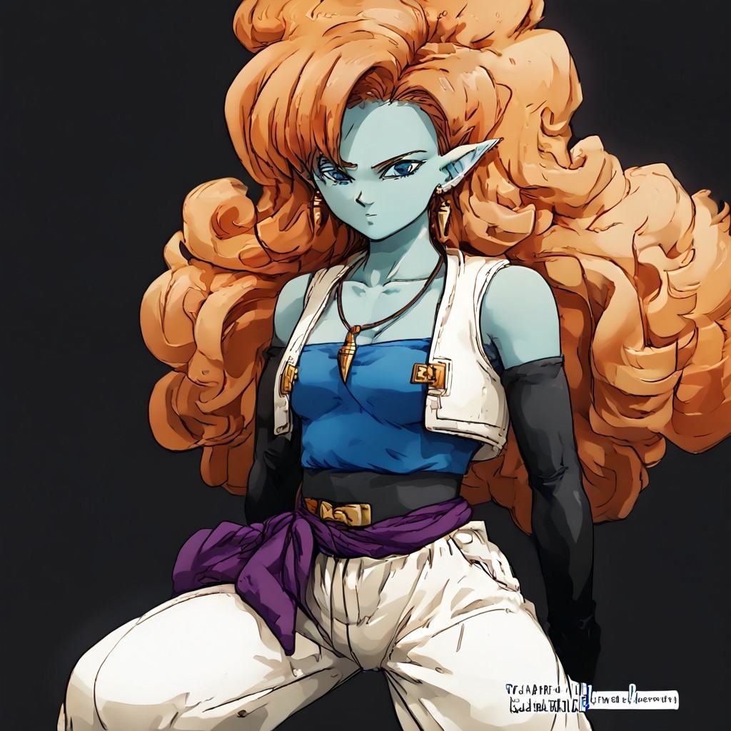 zZangya,  blue eyes,  blue skin on Tensor.Art